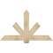 Ekena Millwork Kennewick Rough Sawn Timber Gable Bracket, Douglas Fir, 60"W x 35"H x 2"D x 6"F, 14/12 Pitch GBW060X35X0206KEN00RDF - alternate 1